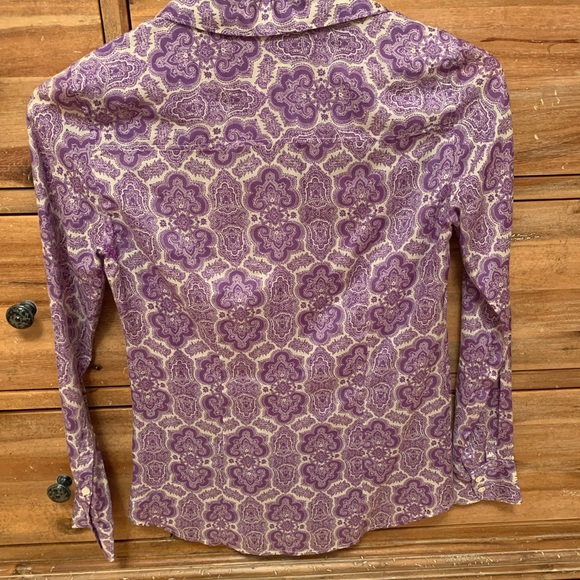 J. Crew paisley silk blouse - Picture 3 of 3